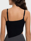 Millennia Slit Asymmetrical Neck Active Cami 