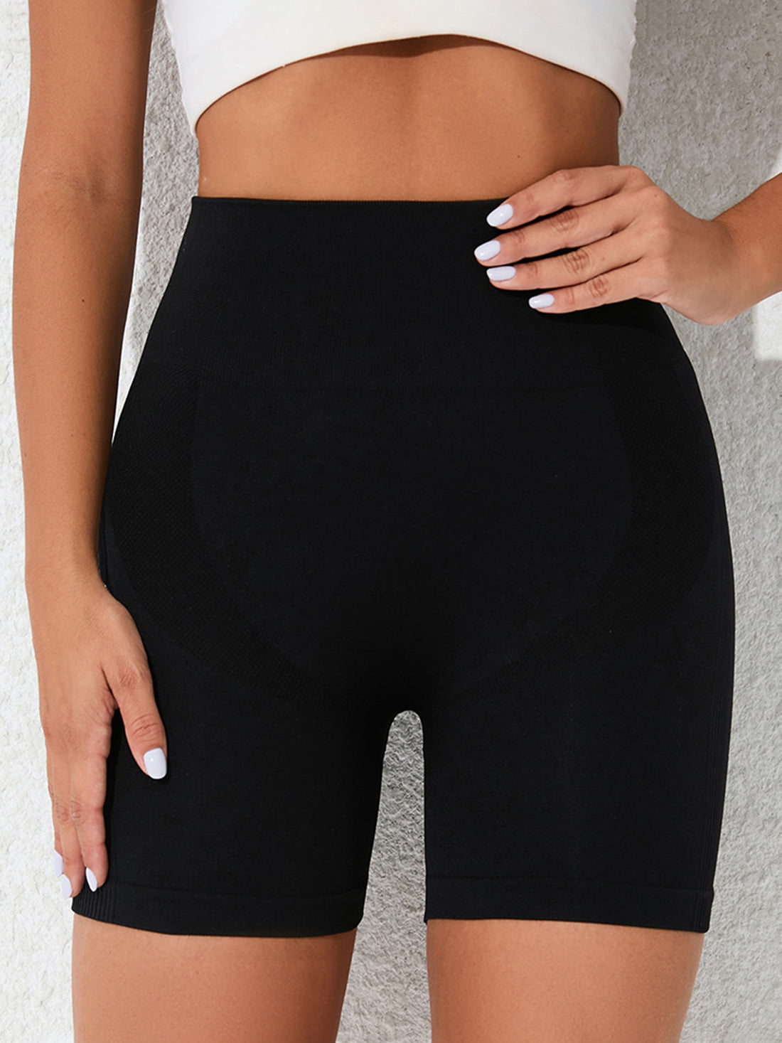 High Waist Active Shorts 