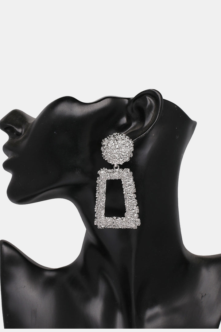 Geometrical Shape Zinc Alloy Dangle Earrings 