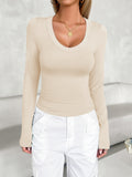 Lovelet V-Neck Long Sleeve T-Shirt 