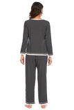 V-Neck Top and Pants Lounge Set Lingerie & Nightwear