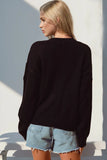 Double Take Full Size Pumpkin Button Up Long Sleeve Cardigan 