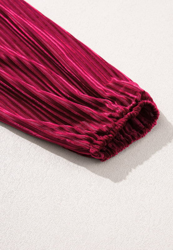 Square Neck Long Sleeve Mini Dress 