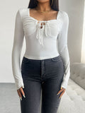 Devine Tied Long Sleeve T-Shirt 