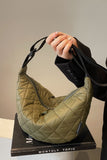 Quilted Adjustable Strap Crossbody Bag 