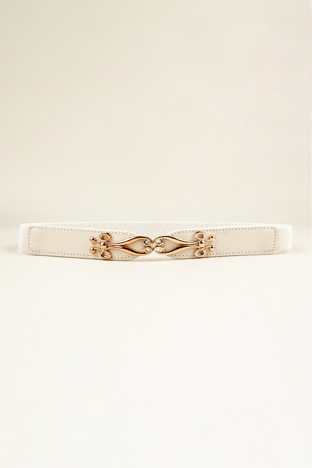 Alloy Buckle Elastic Belt 