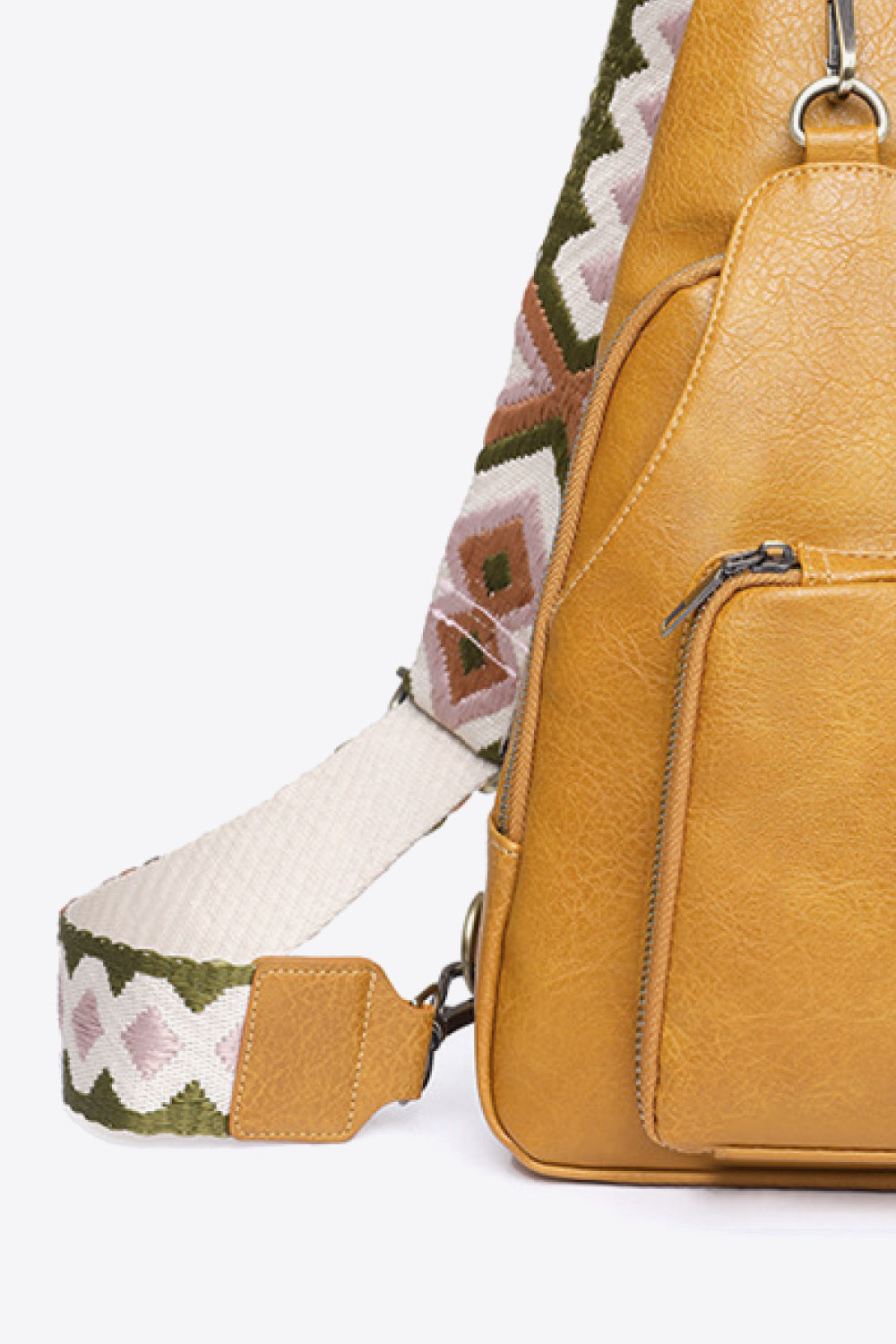 Adored Take A Trip PU Leather Sling Bag 