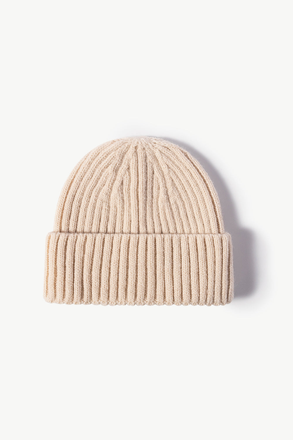 Rib-Knit Cuff Beanie 