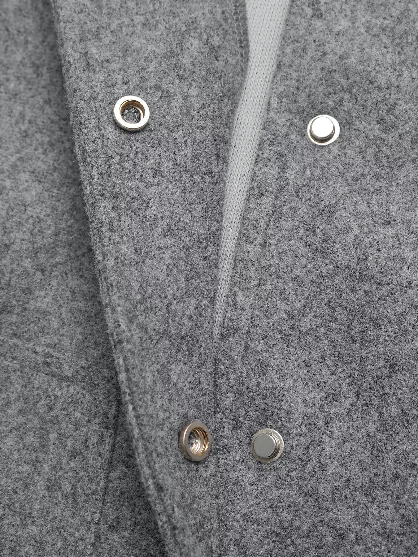 Snap Down Dropped Shoulder Jacket 