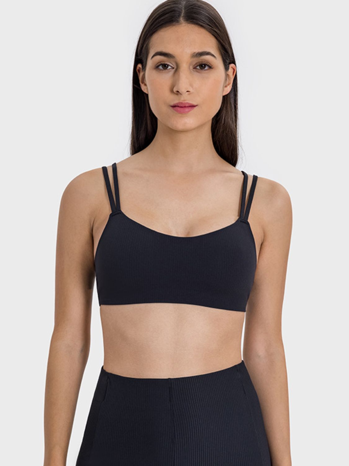 Millennia Scoop Neck Double Strap Active Cami 