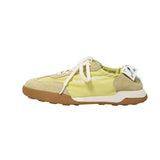 Lace Up Contrast Round Toe Flats Sneakers 