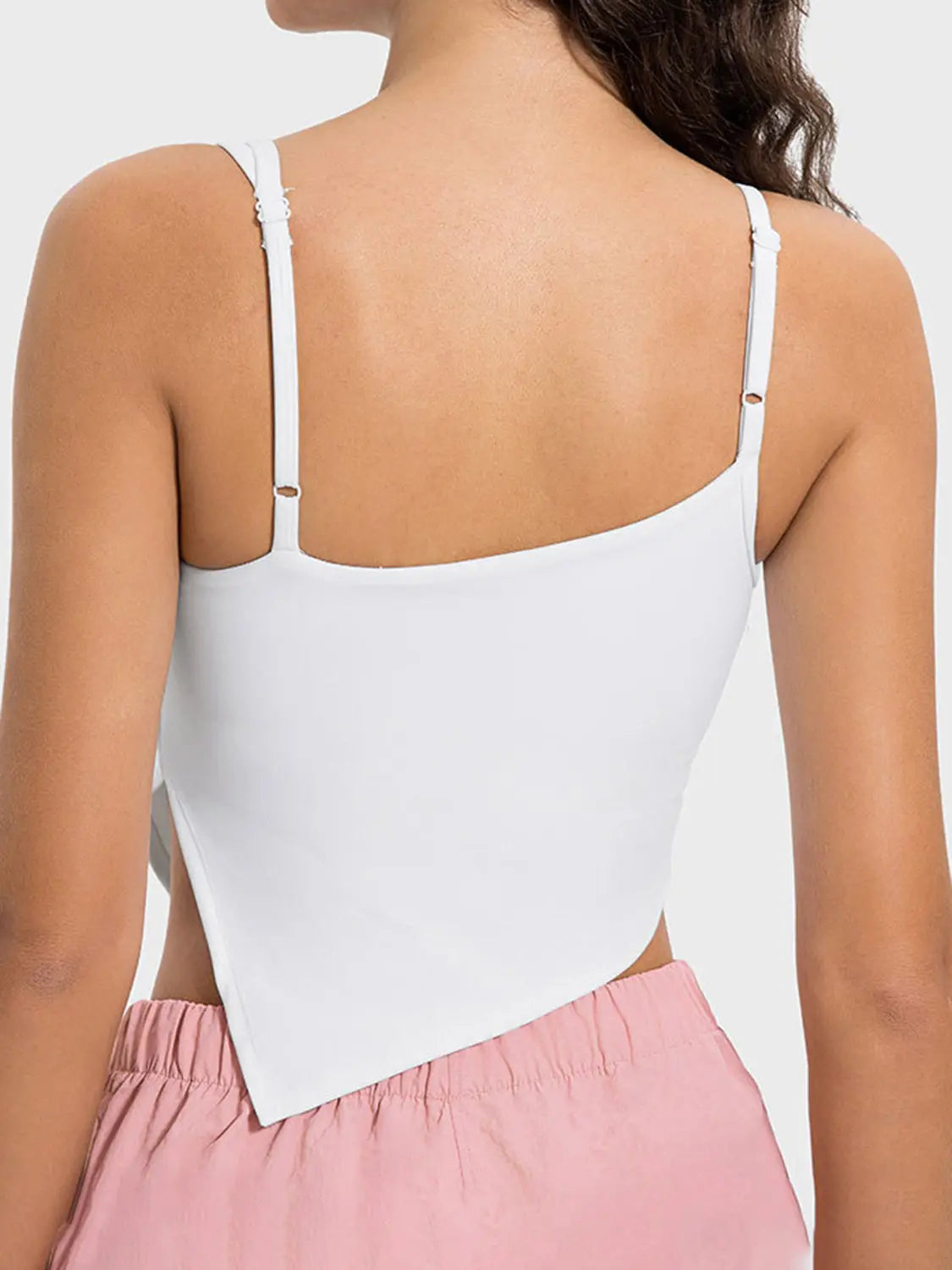 Millennia Slit Asymmetrical Neck Active Cami 