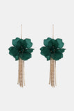 Flower Shape Acrylic Dangle Earrings 