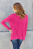 Basic Bae Full Size Open Front Long Sleeve Cardigan 