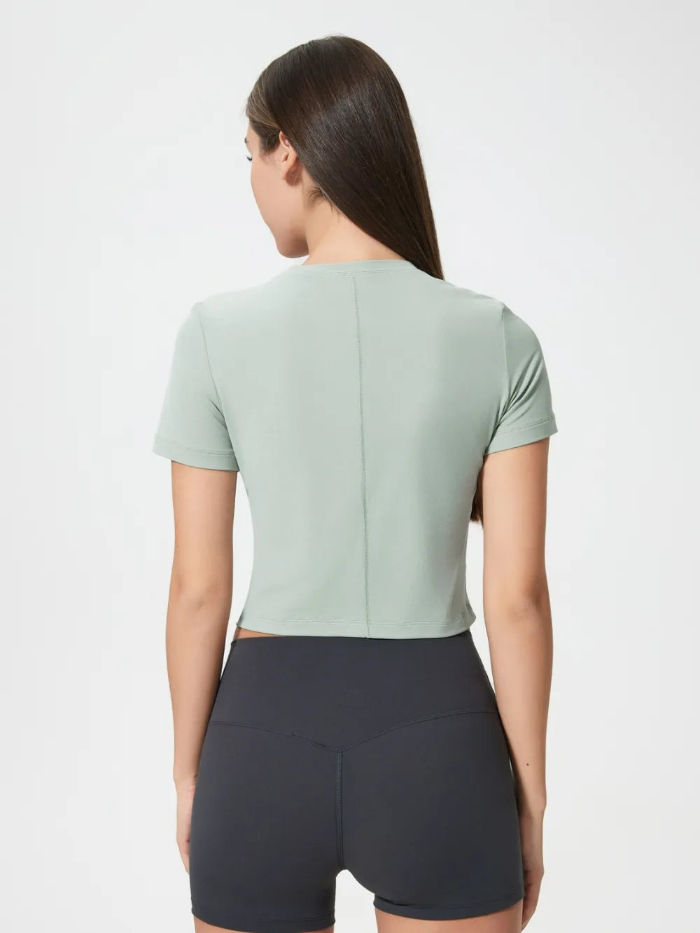 Millennia Round Neck Short Sleeve Active T-Shirt 