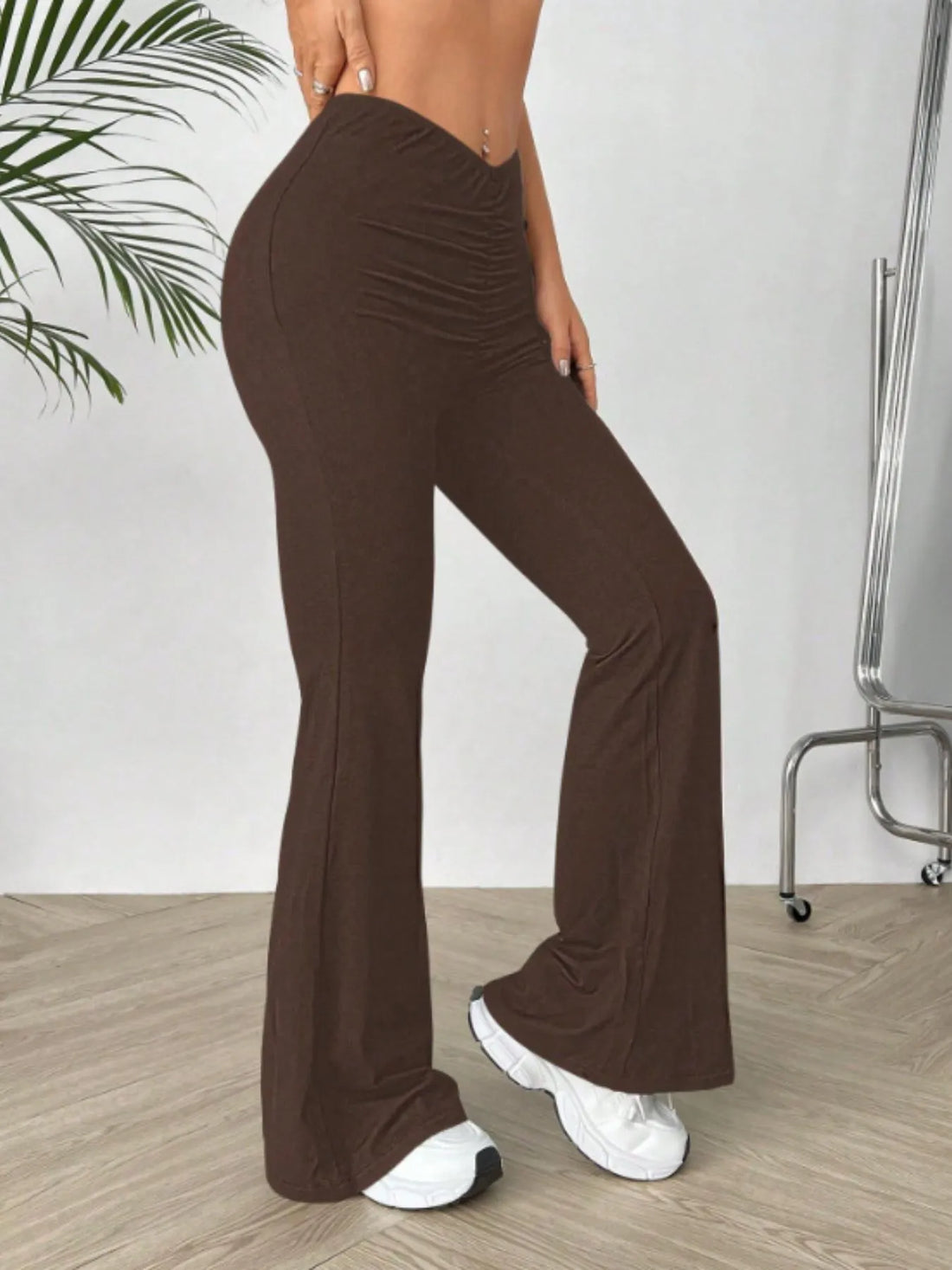 High Waisted Flare Pants 