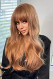 Natural Wave Full Machine Synthetic Wigs 26" 