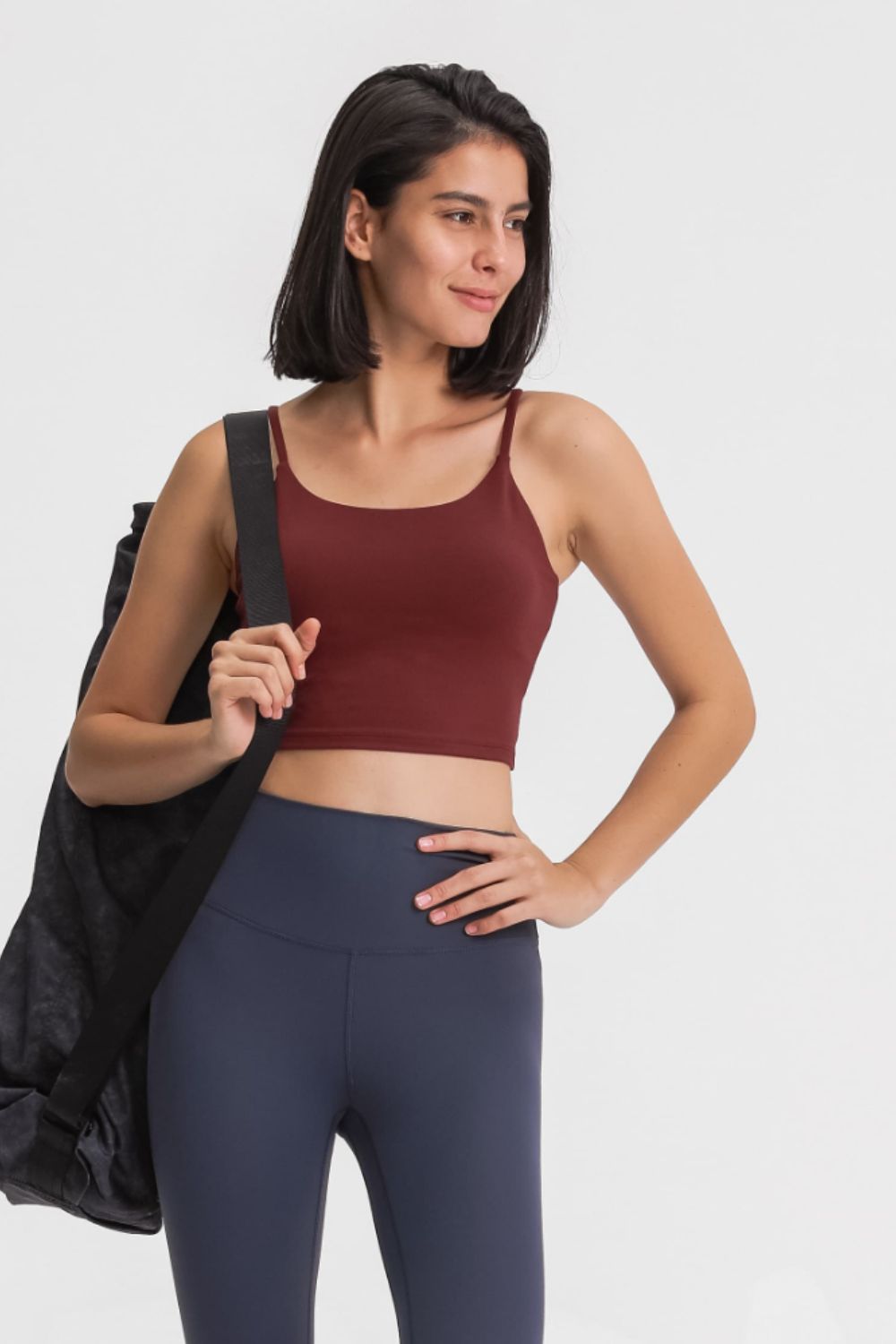 Millennia Feel Like Skin Scoop Neck Sports Cami 