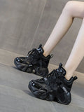 Chunky Platform Lace Up Sneakers 