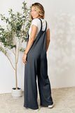 Double Take Full Size Wide Strap Overall with Pockets 