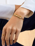 18K Gold-Plated Titanium Steel Bracelet 