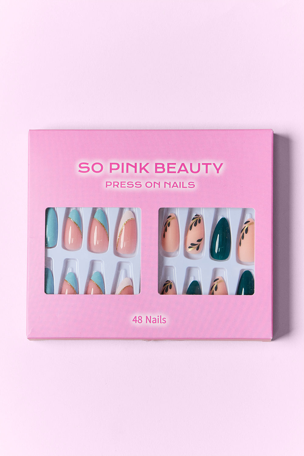 SO PINK BEAUTY Press On Nails 2 Packs 