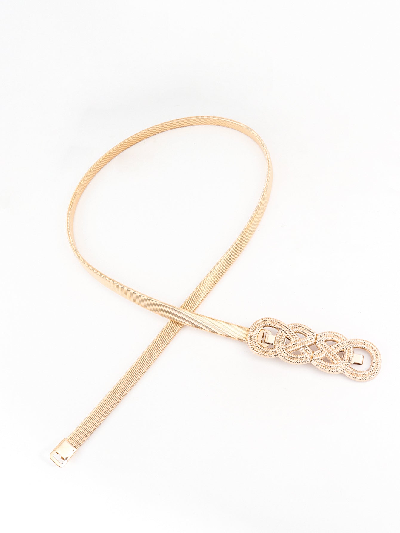 Knot Buckle Metal Belt 