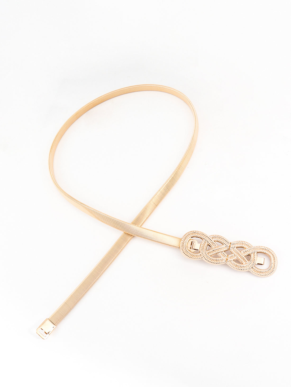 Knot Buckle Metal Belt 