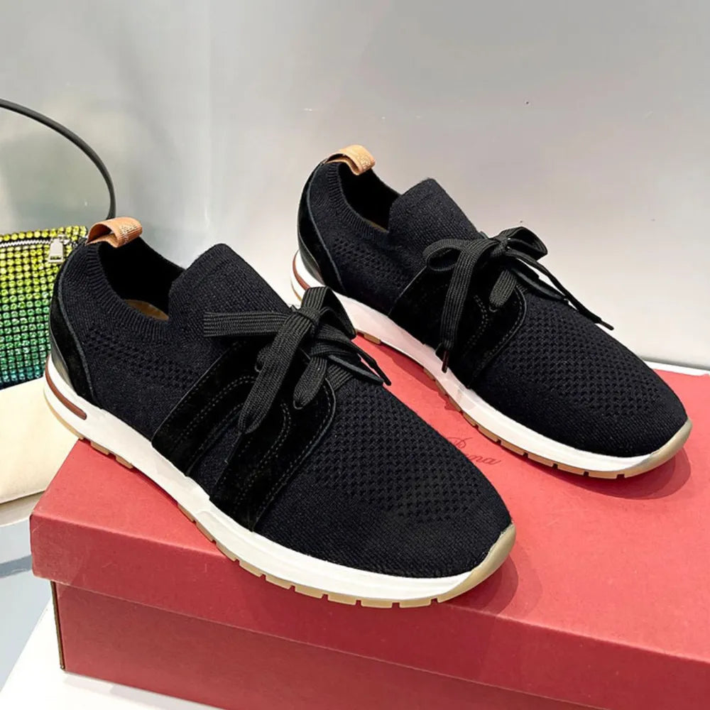 Mesh Flats Slip-On Sneakers 