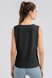 Notched Wide Strap Active Tank 