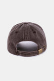 Zenana Washed ATLANTA Embroidered Baseball Cap 