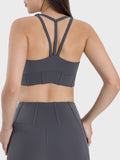 Millennia Square Neck Wide Strap Active Tank 