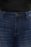 Kancan Full Size Mid Rise Slim Flare Jeans 