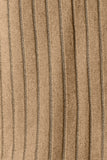 Basic Bae Full Size Ribbed Round Neck Long Sleeve Slit Top 