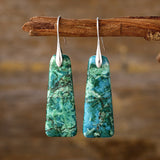 Copper Natural Stone Earrings 