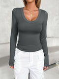 Lovelet V-Neck Long Sleeve T-Shirt 