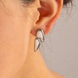 Geometric Stainless Steel Earrings 