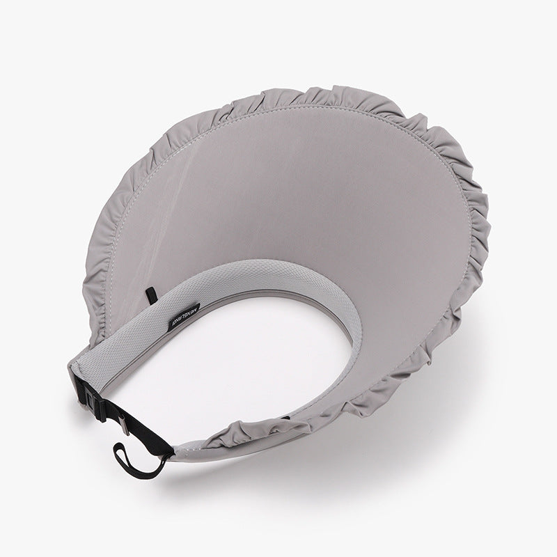 Frill Adjustable Ice Silk Sun Hat 