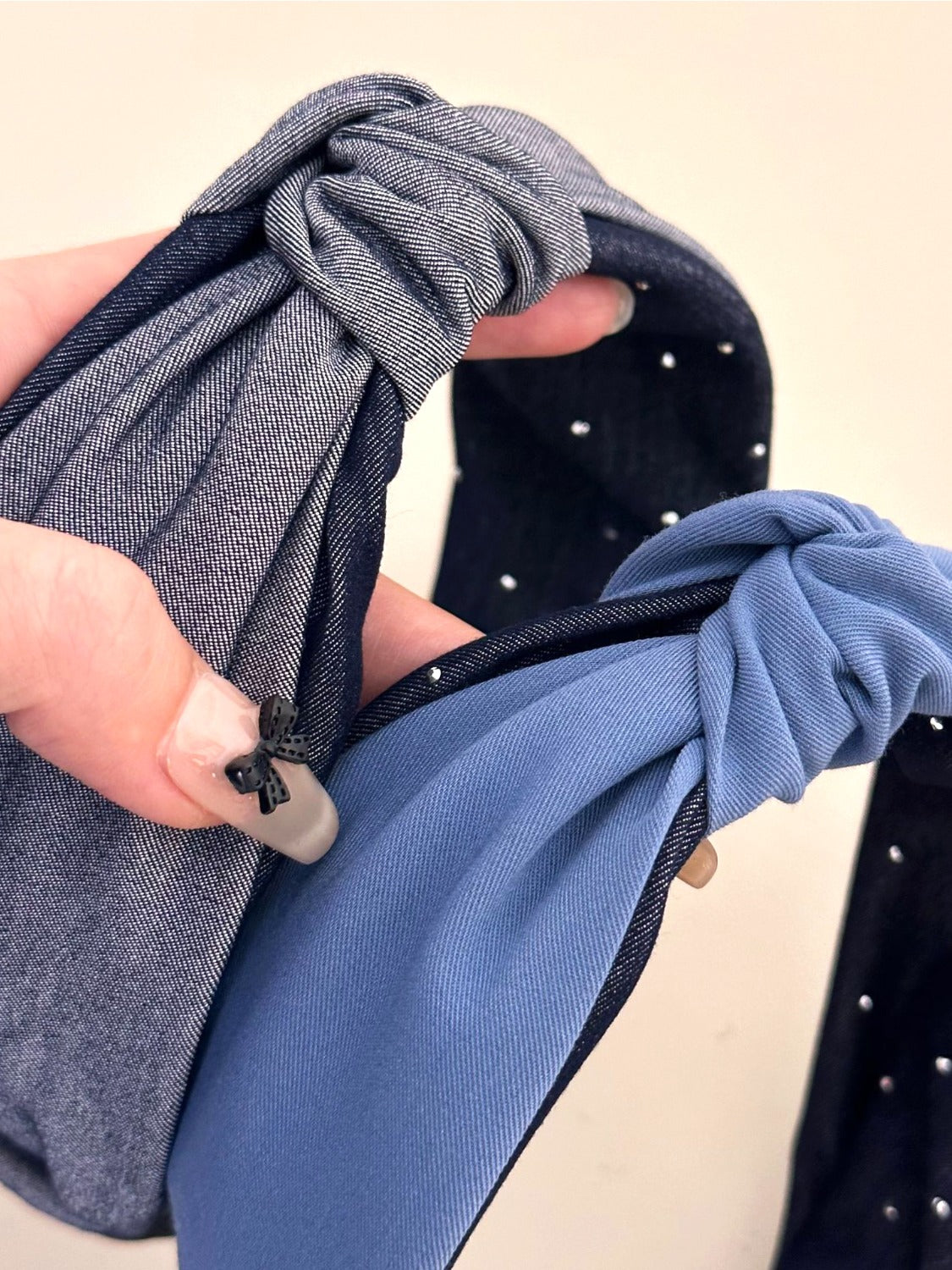 Knotted Polyester Wide Headband 