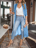 Open Front Long Sleeve Coat 