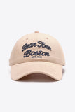 Embroidered Graphic Adjustable Baseball Cap 