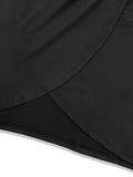 Plus Size Twisted One Shoulder Sleeveless Midi Dress 