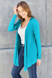 Basic Bae Full Size Open Front Long Sleeve Cardigan 