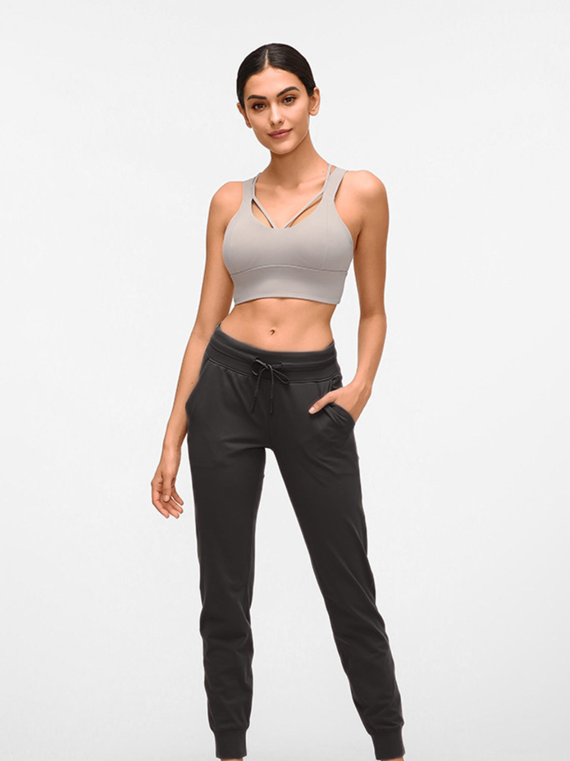 Millennia Double Take Tied Joggers with Pockets 