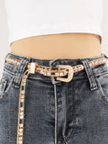 Rhinestone Metal Belt 