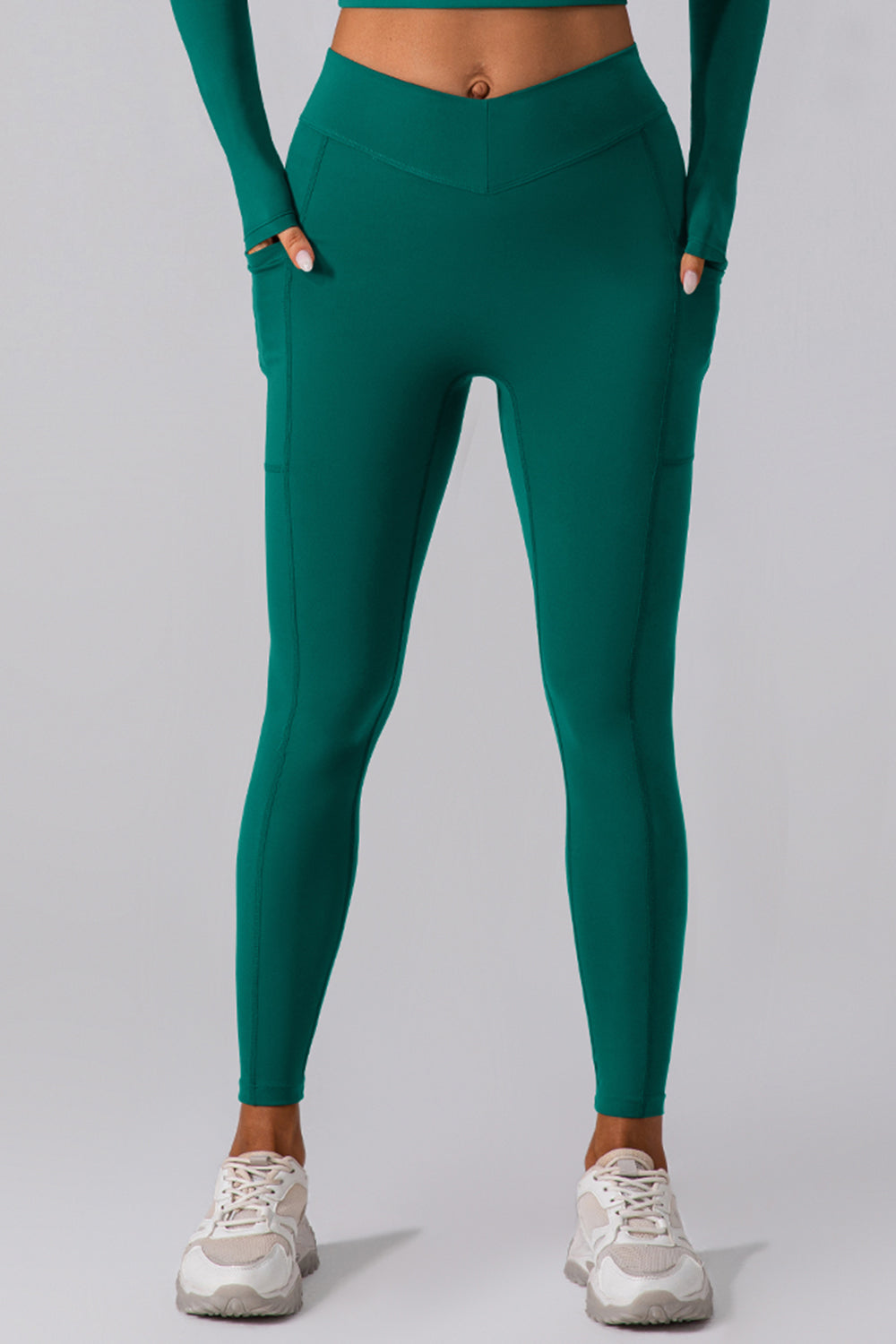 High Waist Active Leggings with Pockets Active wear