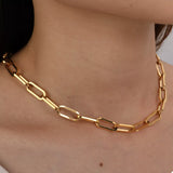 18K Gold-Plated Chain Necklace 