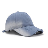Distressed Adjustable Cotton Hat 