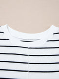 Casual Striped Tank and Wide Leg Pants 2pcs Set Two Piece Dresses