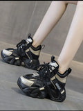 Chunky Platform Lace Up Sneakers 